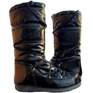 Moon Boot Black Winter Rain Boots